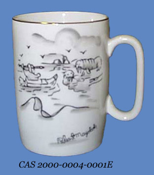 Porcelain mug, CAS 2000-0004-0001E