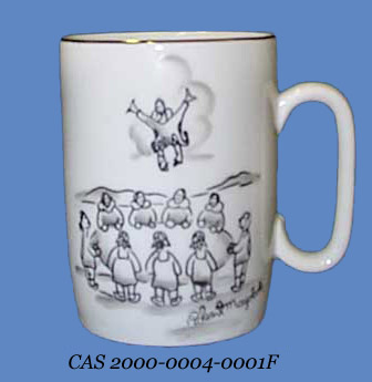 Porcelain mug, CAS 2000-0004-0001F