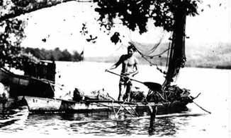 Tahitian fisherman