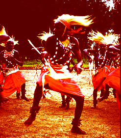 The Watusi Dance, 1955: Photo by Frances Hanan