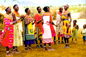 Samburu of Kenya, 1997: Photo by Gerald and Buff Corsi