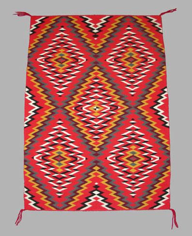Eye-dazzler rug woven by Tony CAS 2007-0001-0014